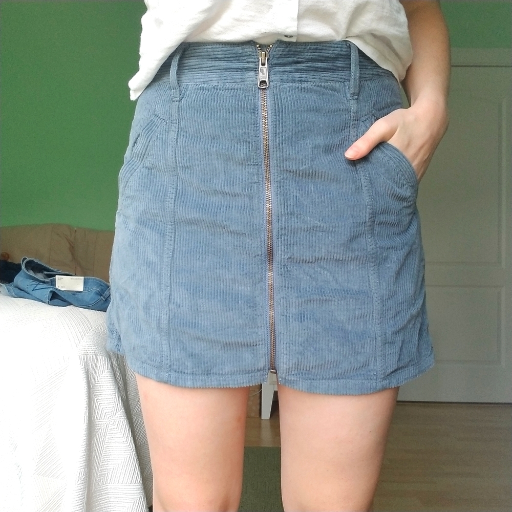 AE high-waisted festival corduroy skirt